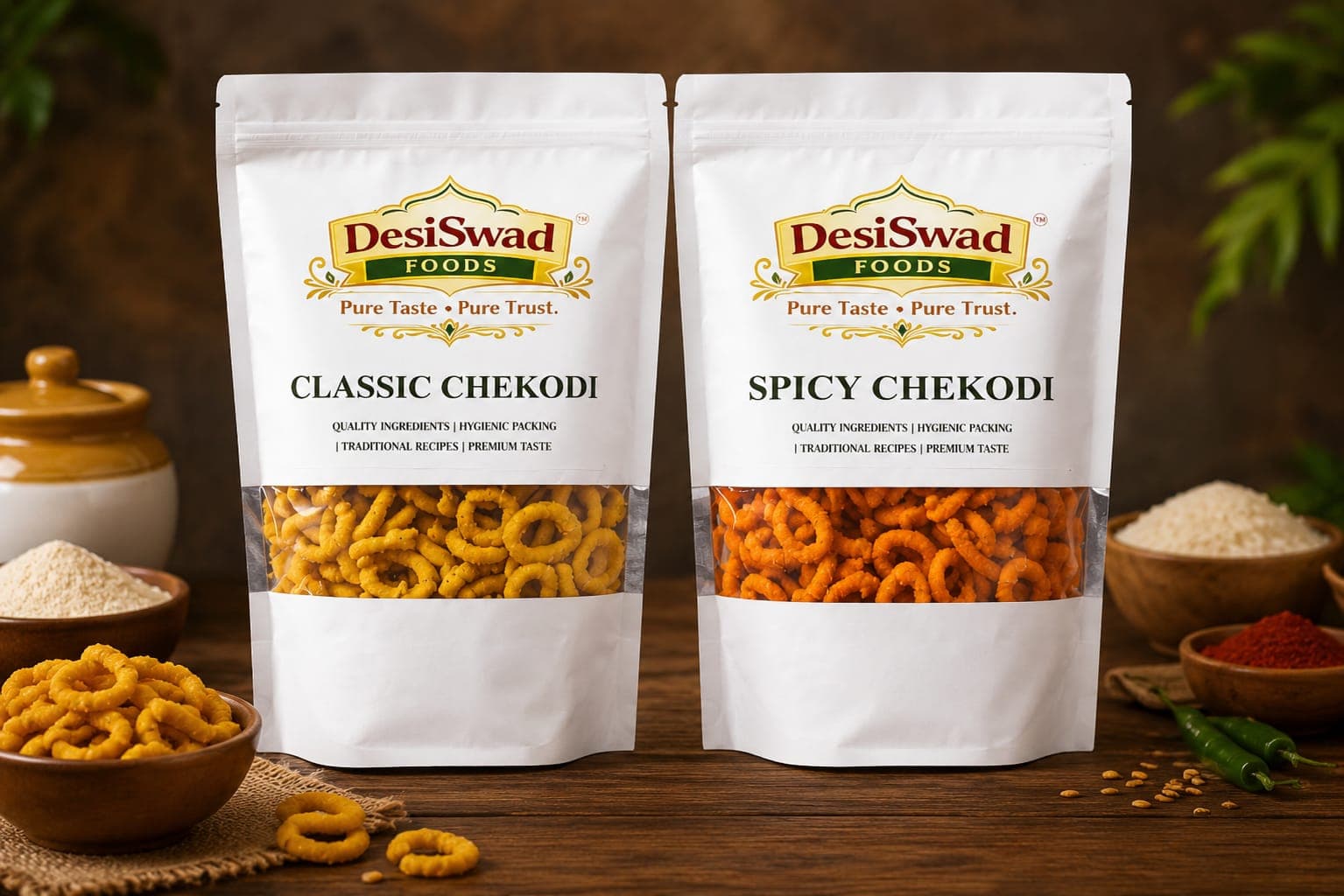 Combo: Classic Chekodi & Spicy Chekodi