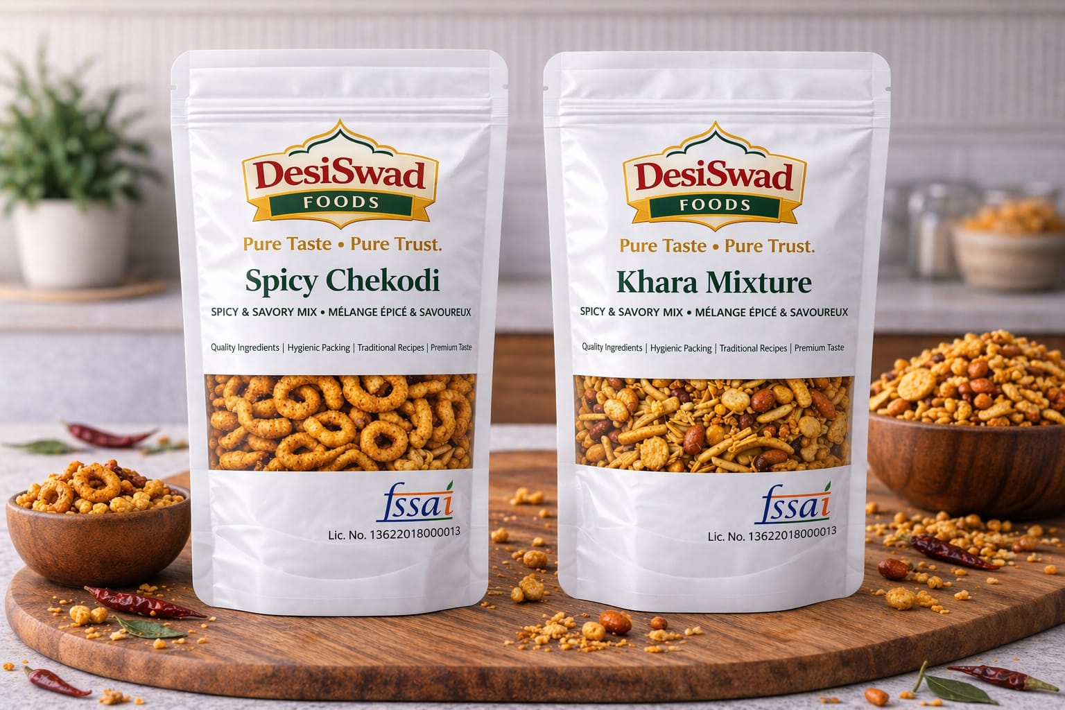 Combo: Spicy Chekodi & Khara Mixture